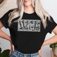 Wj Initialen W J Name Nachname Onomastics Onomatology T-shirt Frauen Geschenke für Sie