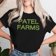 Women's Patel Farms Squad Family Reunion Last Name Team T-shirt Frauen Geschenke für Sie