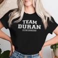 Women's Team Duran Proud Family Name Last Name With-Neck S T-shirt Frauen Geschenke für Sie