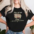 Women's With-Neck Das Ist Ein Wirtz Ding Family Wirtz T-shirt Frauen Geschenke für Sie