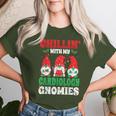 Chillin With My Cardiology Cardiac Nurse Christmas Gnomes Women T-shirt Gifts for Her