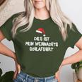 Christmas Sleeping Christmas Women's T-shirt Frauen Geschenke für Sie