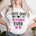 Best Dog Grandma Ever Cute Dogs Owners For Grandmas T-shirt Frauen Geschenke für Sie