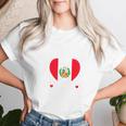 My Girlfriend Is Peruvian Girlfriend Peru Flag T-shirt Frauen Geschenke für Sie