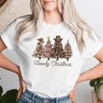 Western Christmas Tree Cowboy Howdy Xmas For Women Women T-shirt Gifts for Her