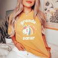 Grande Soeur Bébé Licorne Pour Fille T-shirt oversize confortable pour femme Mustard