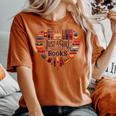 Cute Just A Girl Who Loves Books Heart Shape Reader Women's Oversized Comfort T-shirt Crimson Cute Just A Girl Who Loves Books Heart Shape Reader Women's Oversized Comfort T-shirt Crimson
