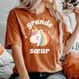 Grande Soeur Bébé Licorne Pour Fille T-shirt oversize confortable pour femme Yam