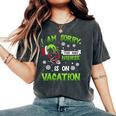 Christmas I Am Sorry The Nice Nurse Is On Vacation Women's Oversized Comfort T-Shirt Pepper