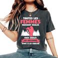 Citation Drôle De Chasse Pour Un Chasseuse T-shirt oversize confortable pour femme Pepper