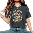 Rat Lover About Rats Queen Wearing Crown Women's Oversized Comfort T-Shirt Pepper