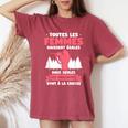 Citation Drôle De Chasse Pour Un Chasseuse T-shirt oversize confortable pour femme Crimson