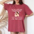 Laie N'est Pas Parfaite Cadeau Chat Humour T-shirt oversize confortable pour femme Crimson
