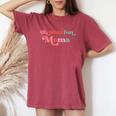 Oh What Fun It Is To Be Mama Christmas Family Matching Xmas Women's Oversized Comfort T-Shirt Crimson