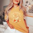 Rat Lover About Rats Queen Wearing Crown Women's Oversized Comfort T-Shirt Mustard