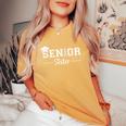 Senior 2026 Sister Class Of 2026 Sister Graduate Graduation Women's Oversized Comfort T-Shirt Mustard