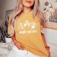 Teacher Saying Heavy Metals Rocks Chemistry Music Love Women's Oversized Comfort T-Shirt Mustard