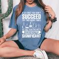 Statistics Science Pun For Chemistry Women's Oversized Comfort T-Shirt Blue Jean
