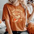 Rat Lover About Rats Queen Wearing Crown Women's Oversized Comfort T-Shirt Yam