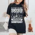 Statistics Science Pun For Chemistry Women's Oversized Comfort T-Shirt Black