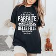 Meilleure Belle-Fille Du Monde Super Cadeau Fête Des Mères T-shirt oversize confortable pour femme Black
