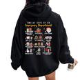 12 Days Of An Emergency Department Er Nurse Christmas Women Oversized Hoodie Back Print Black 12 Days Of An Emergency Department Er Nurse Christmas Women Oversized Hoodie Back Print Black