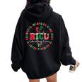 Nicu Christmas Crew Nicu Nurse Santa Favorite Xmas Costume Women Oversized Hoodie Back Print Black Nicu Christmas Crew Nicu Nurse Santa Favorite Xmas Costume Women Oversized Hoodie Back Print Black