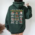 12 Days Of An Emergency Department Er Nurse Christmas Women Oversized Hoodie Back Print Forest 12 Days Of An Emergency Department Er Nurse Christmas Women Oversized Hoodie Back Print Forest