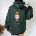Nutcracker Long Live The Mouse Queen Rat Queen Dancer Dance Women Oversized Hoodie Back Print Forest