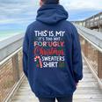 This Is My Its Too Hot For Ugly Christmas Sweaters Women Women Oversized Hoodie Back Print Forest