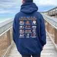 12 Days Of An Emergency Department Er Nurse Christmas Women Oversized Hoodie Back Print Navy Blue 12 Days Of An Emergency Department Er Nurse Christmas Women Oversized Hoodie Back Print Navy Blue