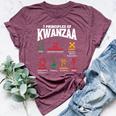 7 Principles Of Kwanzaa African American Pride Kid Bella Canvas T-shirt Heather Maroon