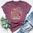 Goth Santa Claus Gothic For Krampus Ugly Christmas Bella Canvas T-shirt Heather Maroon
