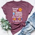Hawaii Trip 2025 Vacation Travel Hawaii Girls Trip 2025 Bella Canvas T-shirt Heather Maroon