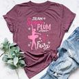 Team Sugar Plum Fairy Nutcracker Ballet Dance Christmas Girl Bella Canvas T-shirt Heather Maroon