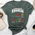 7 Principles Of Kwanzaa African American Pride Kid Bella Canvas T-shirt Heather Forest