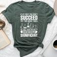 Statistics Science Pun For Chemistry Bella Canvas T-shirt Heather Forest