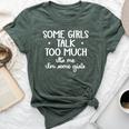 Some Girls Talk Too Much Talkative Extrovert Women's Heather T-Shirt Heather Forest