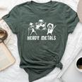 Teacher Saying Heavy Metals Rocks Chemistry Music Love Bella Canvas T-shirt Heather Mauve