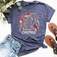 Goth Santa Claus Gothic For Krampus Ugly Christmas Bella Canvas T-shirt Heather Forest