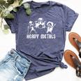 Teacher Saying Heavy Metals Rocks Chemistry Music Love Bella Canvas T-shirt Heather Forest