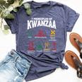 7 Principles Of Kwanzaa African American Pride Kid Bella Canvas T-shirt Heather Navy