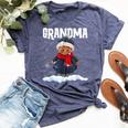 Cute Christmas Matching Family Grandma Gingerbread Women Women's Heather T-Shirt Heather Navy