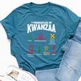 7 Principles Of Kwanzaa African American Pride Kid Bella Canvas T-shirt Heather Deep Teal