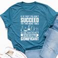 Statistics Science Pun For Chemistry Bella Canvas T-shirt Heather Deep Teal