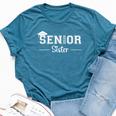 Senior 2026 Sister Class Of 2026 Sister Graduate Graduation Bella Canvas T-shirt Heather Deep Teal Senior 2026 Sister Class Of 2026 Sister Graduate Graduation Bella Canvas T-shirt Heather Deep Teal