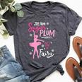 Team Sugar Plum Fairy Nutcracker Ballet Dance Christmas Girl Bella Canvas T-shirt Heather Dark Grey