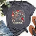 Goth Santa Claus Gothic For Krampus Ugly Christmas Bella Canvas T-shirt Heather Deep Teal