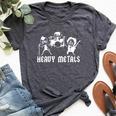 Teacher Saying Heavy Metals Rocks Chemistry Music Love Bella Canvas T-shirt Heather Deep Teal
