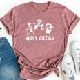 Teacher Saying Heavy Metals Rocks Chemistry Music Love Bella Canvas T-shirt Heather Dark Grey